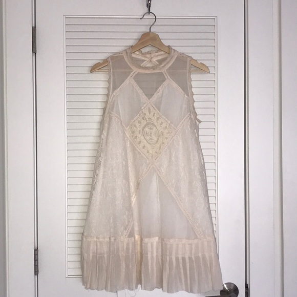 Free People Angel Lace Shift Dress Size M - Picture 3 of 7